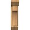 Ekena Millwork Westlake Slat Rough Sawn Bracket w/ Offset Brace, Western Red Cedar, 6"W x 16"D x 24"H BKT0604X16X24WTL06RWR - alternate 4